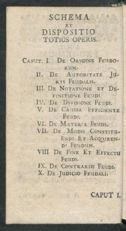 Schema Et Dispositio Totius Operis.