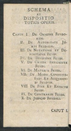 Schema Et Dispositio Totius Operis.