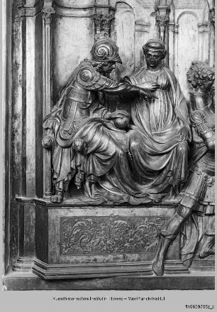 Taufbrunnen : Johannes der Täufer wird ins Gefängnis gebracht