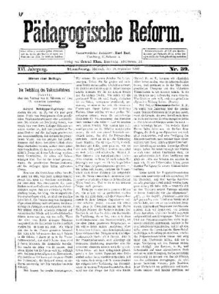 Die Vorbildung des Volksschullehrers : (Fortsetzung) ; [(Schluß folgt)]