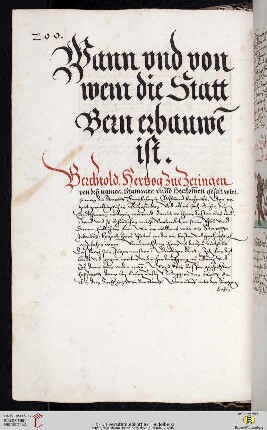 Geschichte der Stadt Bern bis 1353