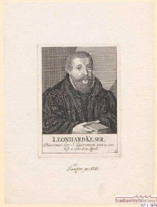 Leonhard Keser, Diakon bei St. Lorenz