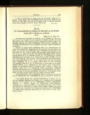 Nr. 79. Der Staatssekretär des Innern Dr. Delbrück an den Reichskanzler Dr. v. Bethmann Hollweg