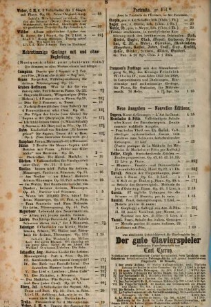Musikalien-Verlags-Catalog der Schlesinger'schen Buch- & Musikhandlung in Berlin (34. Unter den Linden), [3]. Neue Musikalien erschienen 1855 bis Januar 1858 : [Nachtrag]