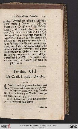 (Titulus XLI - L)