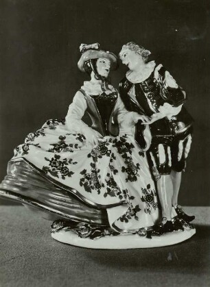 Kavalier mit Dame in spanischer Tracht