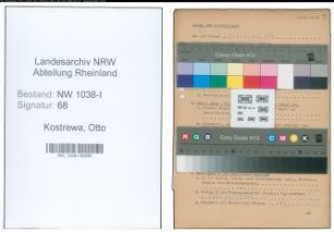 Entnazifizierung Otto Kostrewa , geb. (Polizist)