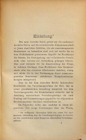 Das Verordnungsrecht nach dem Staatsrechte des deutschen Reiches