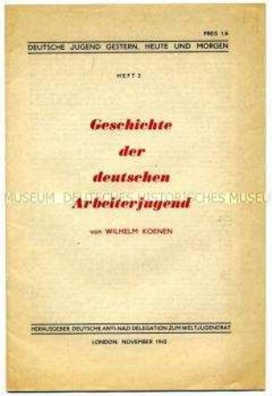 Abhandlung zur Geschichte der deutschen Arbeiterjugend