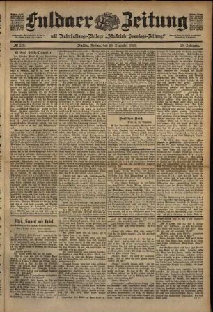 Ausgabe vom Freitag, den 23. Dezember 1898.