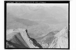 Blick vom Piz Lischana in das Engadin
