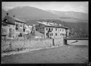Brixen, Italien. Partie an der Eisack