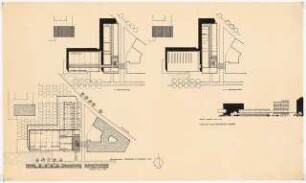 Technische Universität Berlin Technische Chemie (Franz-Fischer-Bau): Grundrisse EG - 3. OG und Anischt, 1:500