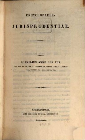 Encyclopaedia Iurisprudentiae