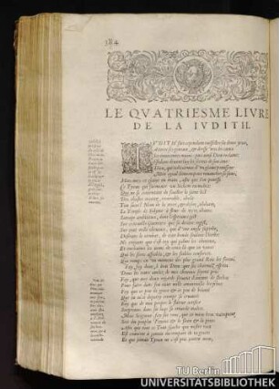 Le Quatriesme Livre De La Iudith.