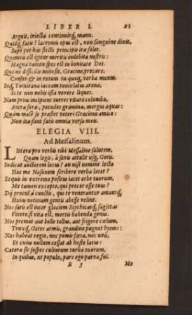 Elegia VIII.