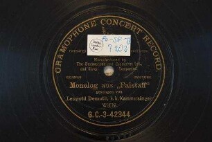 Monolog aus "Falstaff"