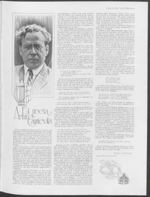 El poeta Arturo Capdevila : Buenos Aires, abril 10 de 1917