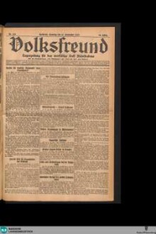 Der Volksfreund : Tageszeitung für das werktätige Volk Mittelbadens