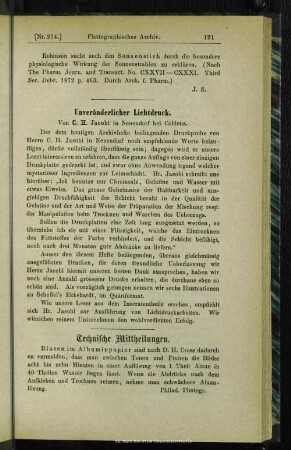 Unveränderlicher Lichtdruck