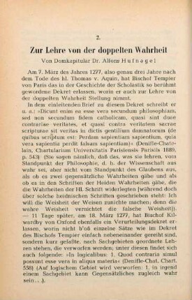 284-295 Zur Lehre von der doppelten Wahrheit