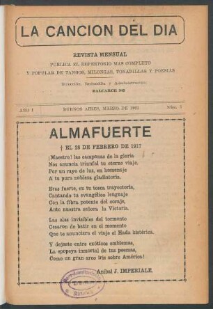 Almafuerte † el 28 de febrero de 1917