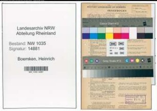 Entnazifizierung Heinrich Boemken , geb. 28.06.1898 (Kaufmaennischer Angestellter)