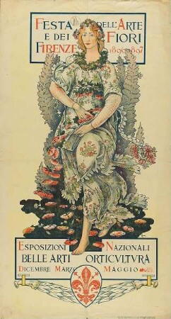 Festa dell’Arte e Dei Fiori Firenze 1896-1897 - Esposizioni Nazionali Belle Arti Orticultura
