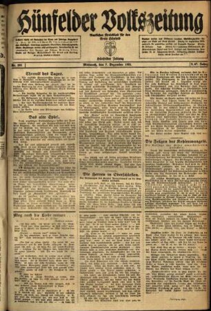 Ausgabe vom Mittwoch, den 07. Dezember 1921.