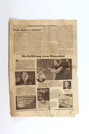Beilage zum Generalanzeiger der Stadt Wuppertal