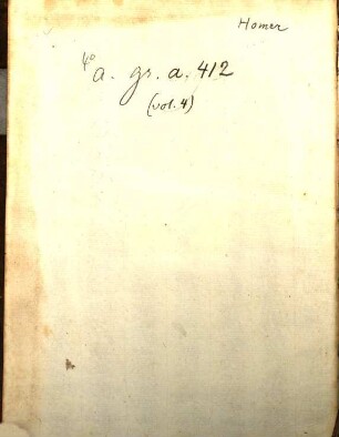 Homeri Odyssea : Graece Et Latine. Item Batrachomyomachia, Hymni, et Epigrammata, Homero vulgo ascripta, 2
