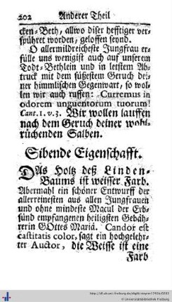 Sibende Eigenschafft.