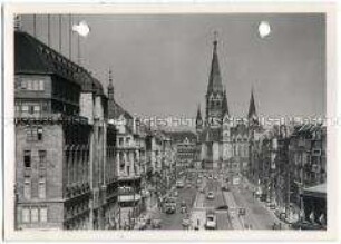 Berlin, Tauentzienstraße und Kaiser-Wilhelm-Gedächtniskirche