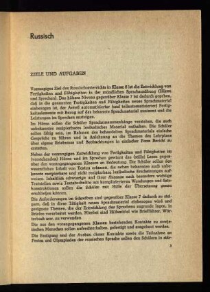 Ziele und Aufgaben