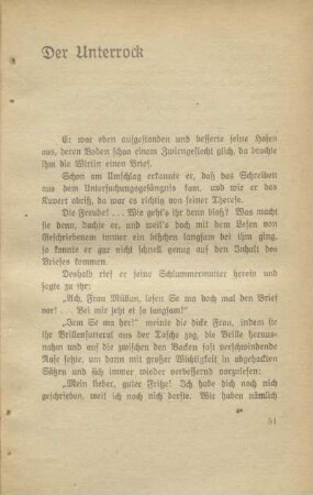 Der Unterrock