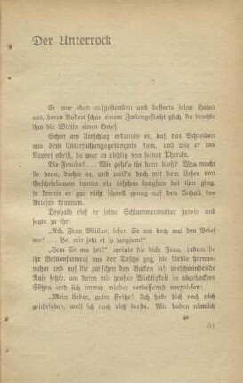 Der Unterrock