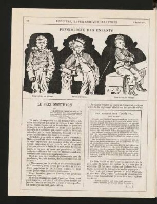 Physiologie des enfants