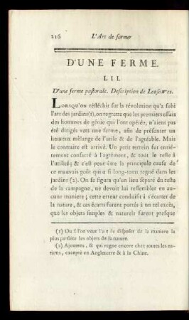 D'Une Ferme.