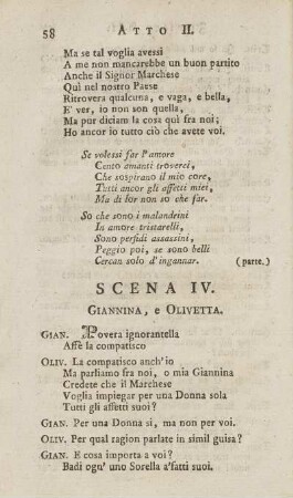 Scena IV. / Vierter Auftritt