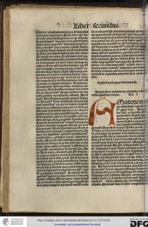 Incipit liber secundus de exemplis et similitudinibus rerum, capitulum I.