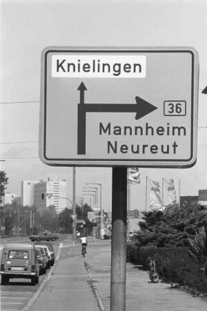 Beschilderung im Stadtgebiet