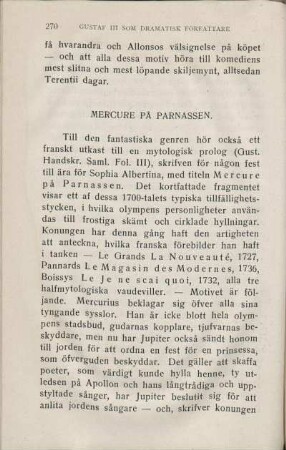 Mercure På Parnassen.