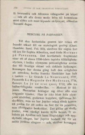 Mercure På Parnassen.