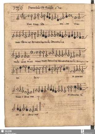 Rivulo, Franziscus de: Vias tuas Domine