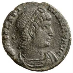Münze, Follis, Aes 3, 333 - 335 n. Chr.