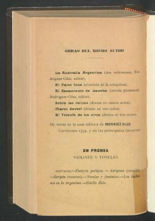 Obras del mismo autor