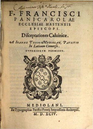 Disceptationes Caloinicae