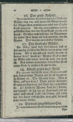 26. Der grose Respect