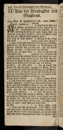 448-466, Von der Freudigkeit des Glaubens