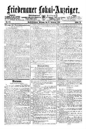 Nr. 271, 26.11.1919